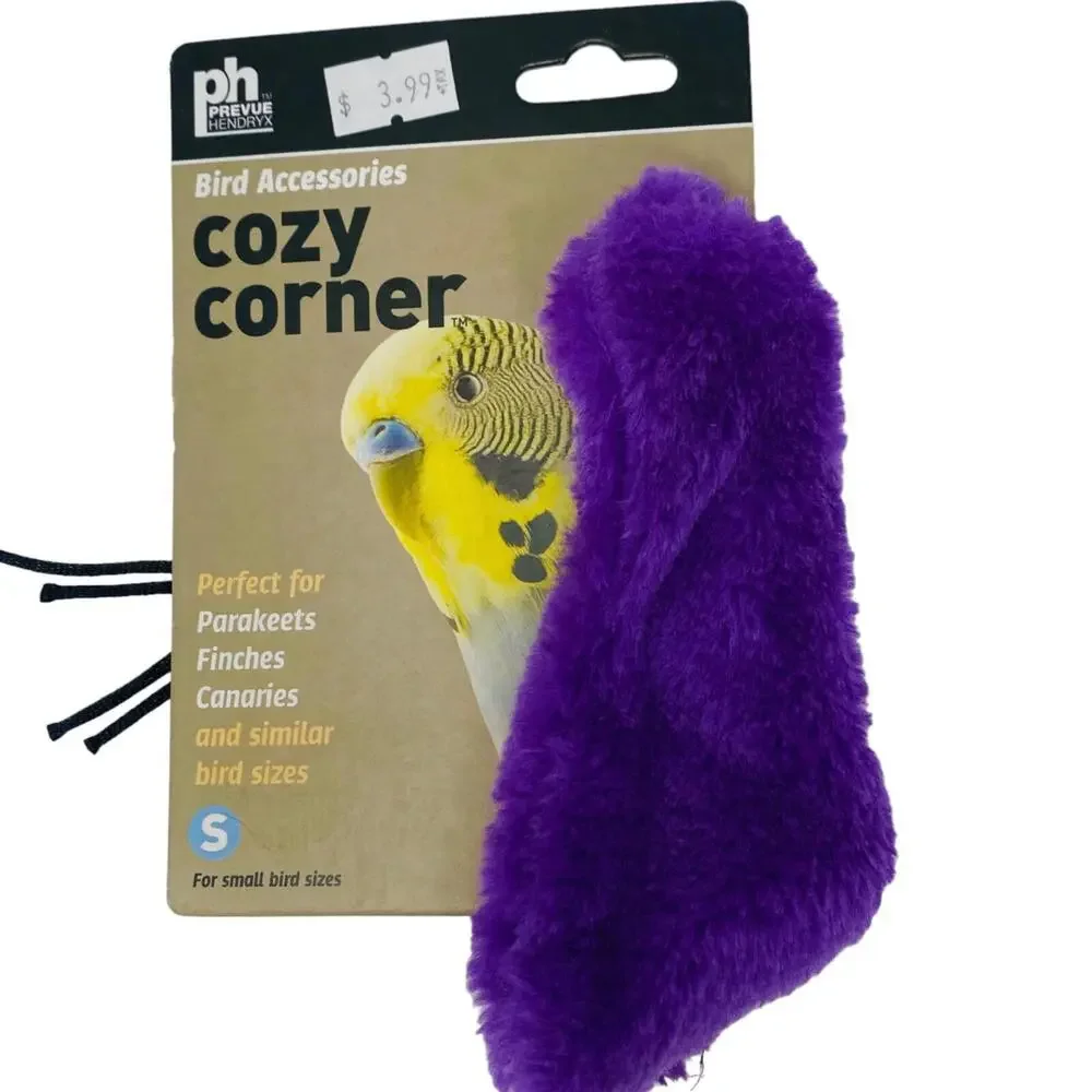 Prevue Pet Products Small Cozy Corner for birds 6 inch purple